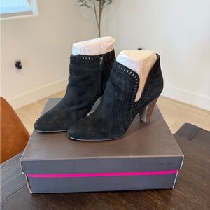 Vince Camuto Black Heeled Ankle Boots